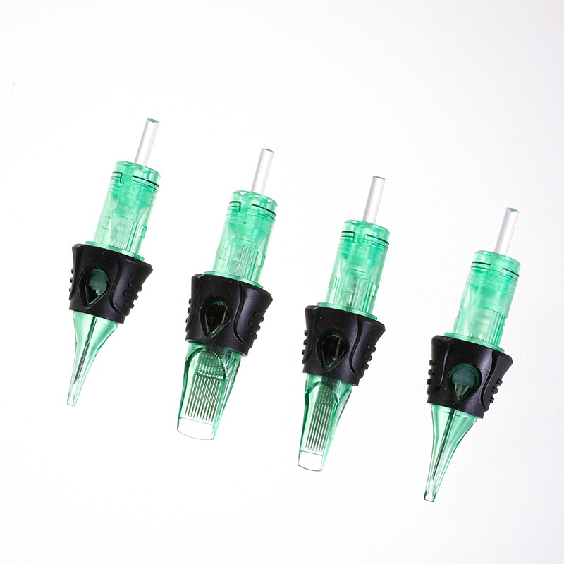 Tattoo Needle Cartridges With Soft Silicone Cover